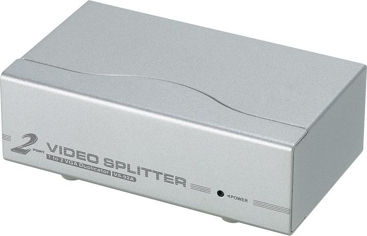 Produktbild Aten VS92A, 2 Port VGA Splitter mit Signalverstärker bis 30m