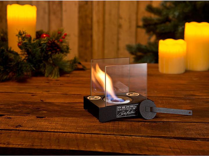 Actual product image Carlo Milano Mini deco fire for bio ethanol (9.5 x 3 x 12 cm)