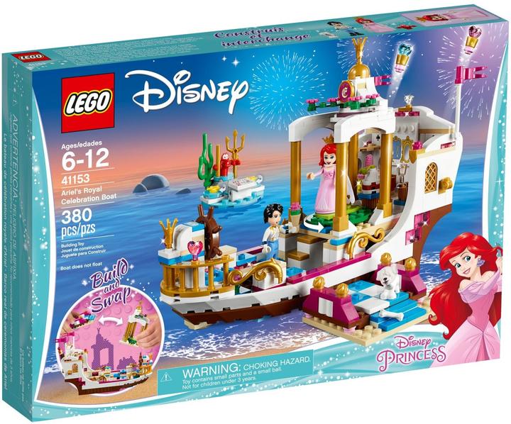 Actual product image LEGO Ariel royal wedding boat (41153, LEGO Disney)