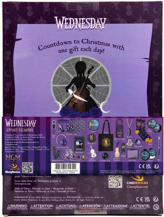 Actual product image Cinereplicas Wednesday - Advent calendar
