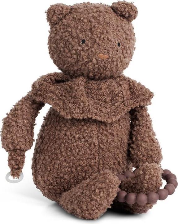 Image du produit Smallstuff Ours d'activité, bouclé laine mérinos, marron rose - (40006-03) (Jouet en peluche chien)