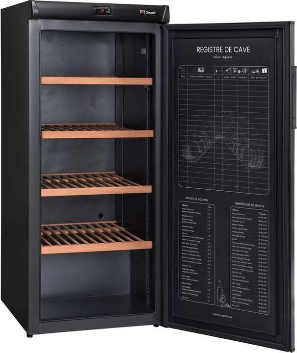 Produktbild Climadiff Weinkühlschrank RESERVE275F Freistehend, 1 Zone, 264