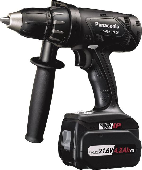 Panasonic Cordless screwdriver 21.6V with handle 2x4.0Ah and charger in Systainer (Rechargeable battery operated)