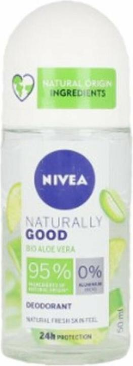 Produktbild NIVEA NATURALLY GOOD ALOE VERA deo roll-on 50 ml (Roll-on, 50 ml)