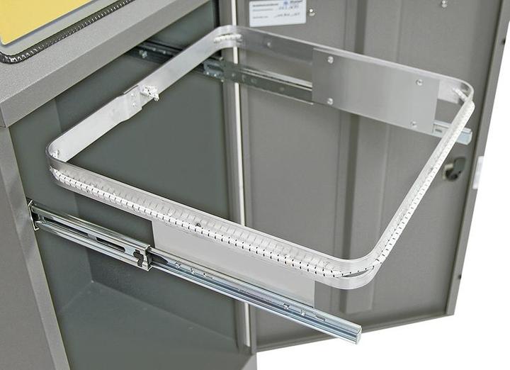 Immagine prodotto kaiserkraft Sistema di raccolta dei rifiuti riciclabili, sportello di accesso a pedale (45 l)