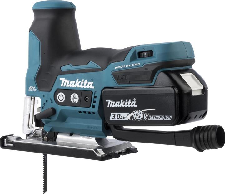 Image du produit Makita DJV 185 RF1J Battery Pendulum Hoist Jigsaw 18 V Brushless + 1x Battery 3,0 Ah + Charger + Makpac