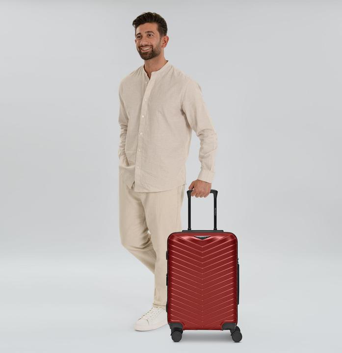 Image du produit Redolz Essentials 18 4 roues trolley cabine 55 cm avec soufflet d'extension (44 l, Bagage à main (jusqu'à 50l))