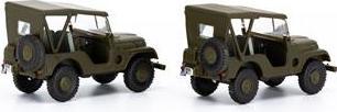 Actual product image Ace Set of 2 Willy s Jeep M38A1 Swiss Army
