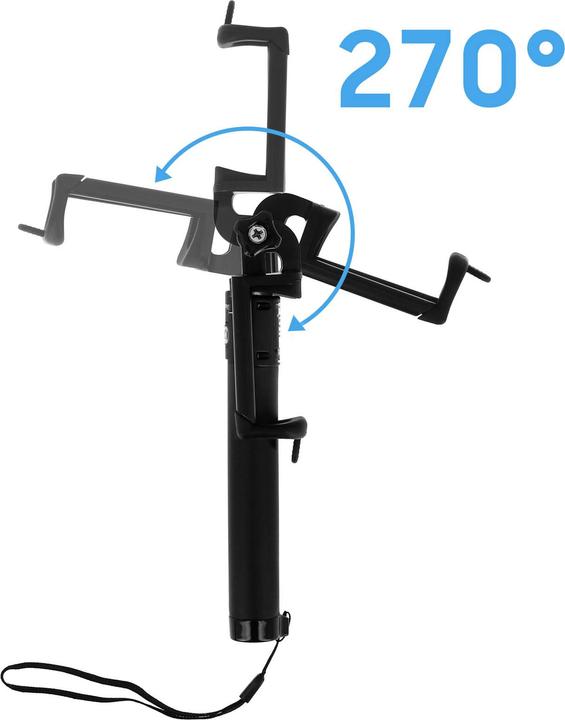 Produktbild Akashi Ausziehbare Selfie-Stange 18 bis 80cm + Auslöser