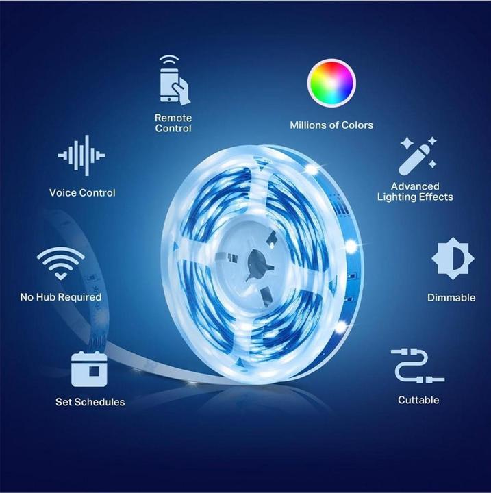 Immagine prodotto TP-Link Tapo L900-10 (Multicolore, 1000 cm, Interno)