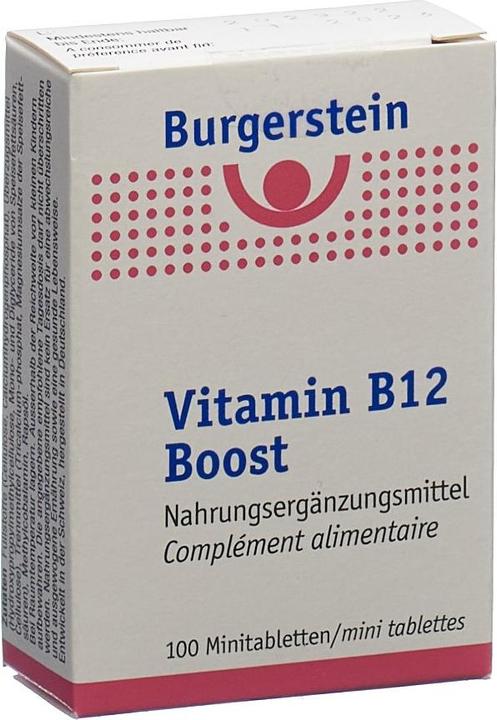 Image du produit Burgerstein Boost de la vitamine B12 (100 pièce(s), Cachets, 27 g)