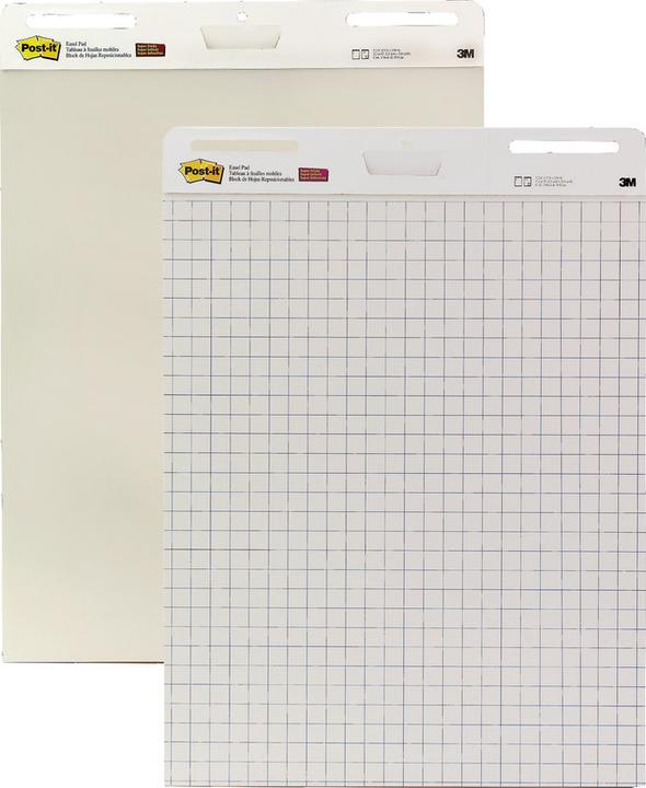 Immagine prodotto 3M Post-it? Tabella riunioni Super Sticky, autoadesiva, bianca (63,5 x 77,5 cm)