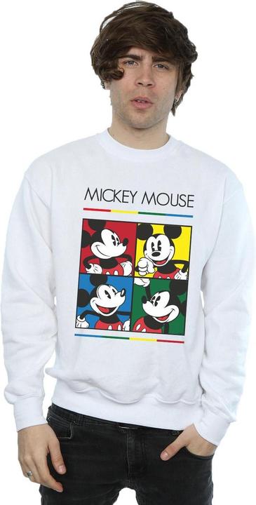 Immagine prodotto Disney Mickey Mouse Square Colour Felpa Uomo (S)