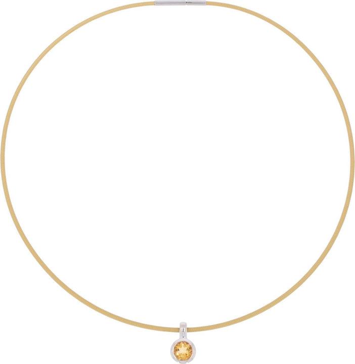 Produktbild Xen Collier gelb mit Citrin 45 cm (Edelstahl, 45 cm)