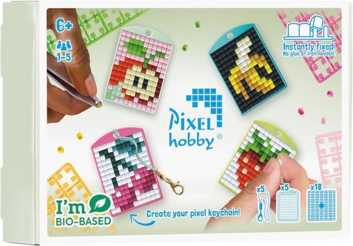 Pixelhobby Pixel Schlüsselanhänger Themenbox - Früchte