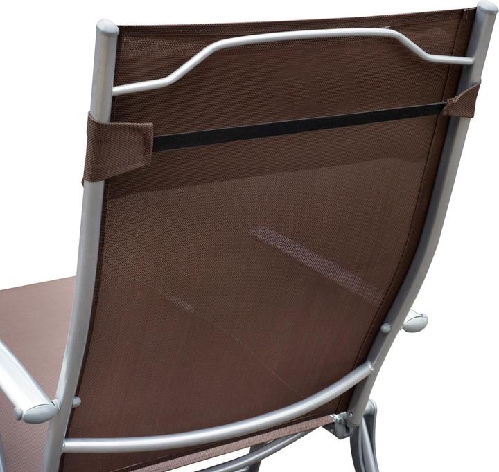 Actual product image Outsunny Garden lounger with cushion (180 cm)