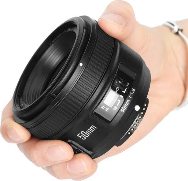Actual product image Yongnuo YN-50mm F/1.8-N Auto Focus Lens for Nikon (Nikon F, full size)
