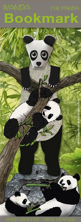 Image du produit Scandinavian Bookmarks Marque-page Panda
