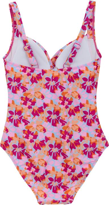 Actual product image Regatta Womens/Ladies Sakari Summer Floral Tummy Control One Piece Swimsuit (44 D)