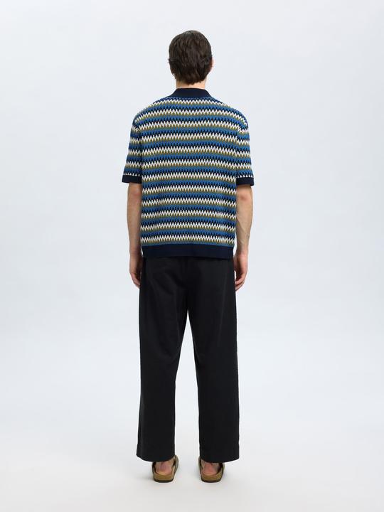 Produktbild Selected Homme Kurzärmeliges Polohemd aus Strick (XL)