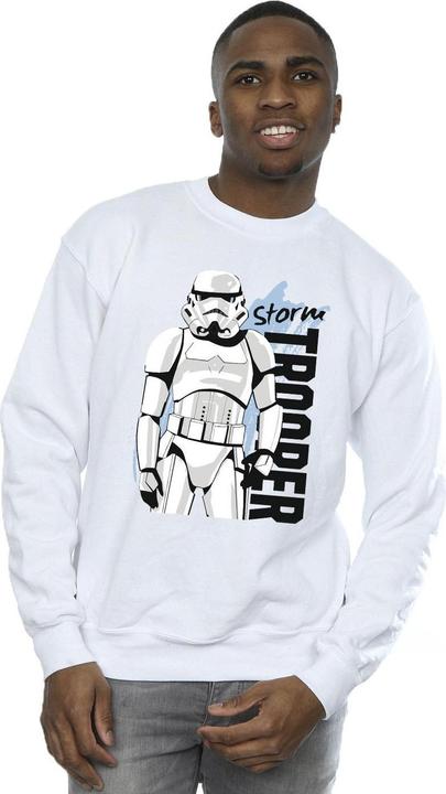Actual product image Star Wars Mens Storm Trooper Sweatshirt (M)