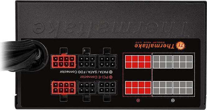 Produktbild Thermaltake Rome 750W Netzteil 80Plus GOLD zertifiziert 14cm Luefter, ATX 12V V2.3 u. EPS 12V, flache Kabel,... (750 W)