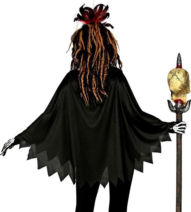 Immagine prodotto Widmann Mantello Voodoo Priestrin: poncho con cappuccio (Taglia unica)