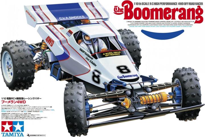 Productafbeelding Tamiya Buggy The Boomerang (2008), 4WD, Kit, schaal 1/10e (Kit)