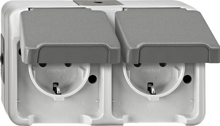 Produktbild Merten SCHUKO-Doppel-Steckdose