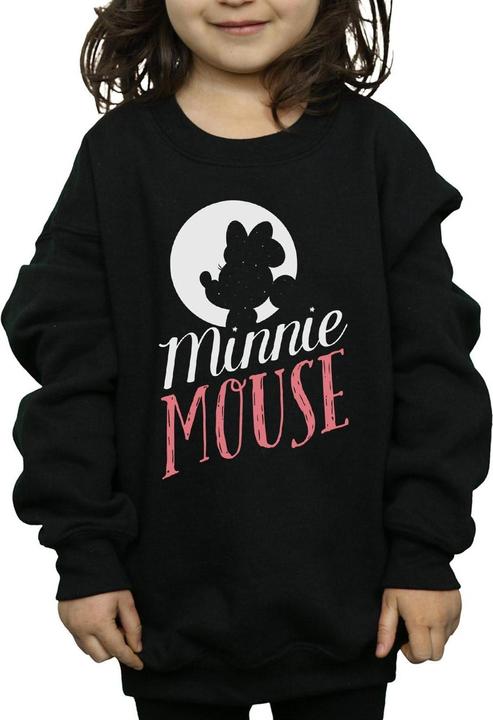 Actual product image Disney Girls Minnie Mouse Moon Silhouette Sweatshirt (128)