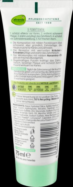 Image du produit dm alverde Dentifrice 5in1 Nanaminze (75 ml)