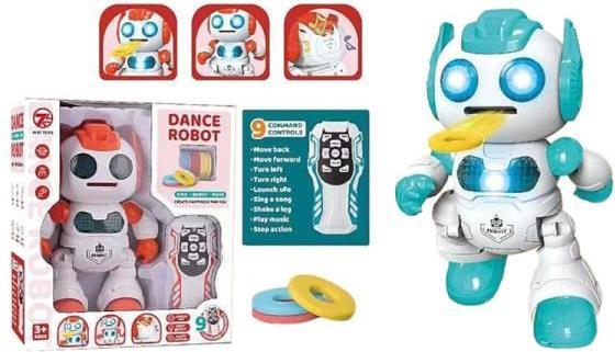 Actual product image Adar Robot na radio strzela krążkami MIX