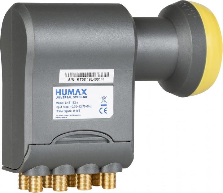 Image du produit Humax LNB 182s - F - 4 cm - 60 mm - 135 mm - 115 mm - 470 g (Octo LNB, 40mm)