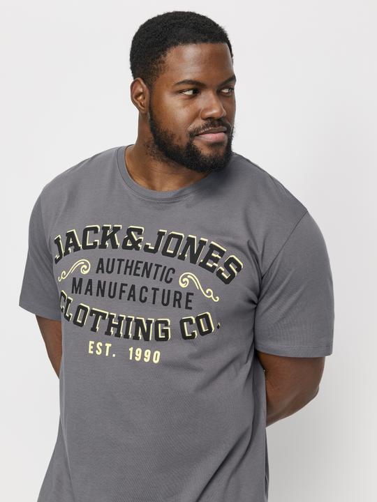 Actual product image Jack & Jones Jjelogo Tee Ss O-Neck 2 Col Aw24 S Pls (4XL)