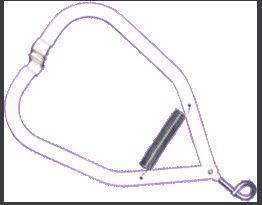 Image du produit Erisana Collier de serrage pour cadre de porte Dondolo