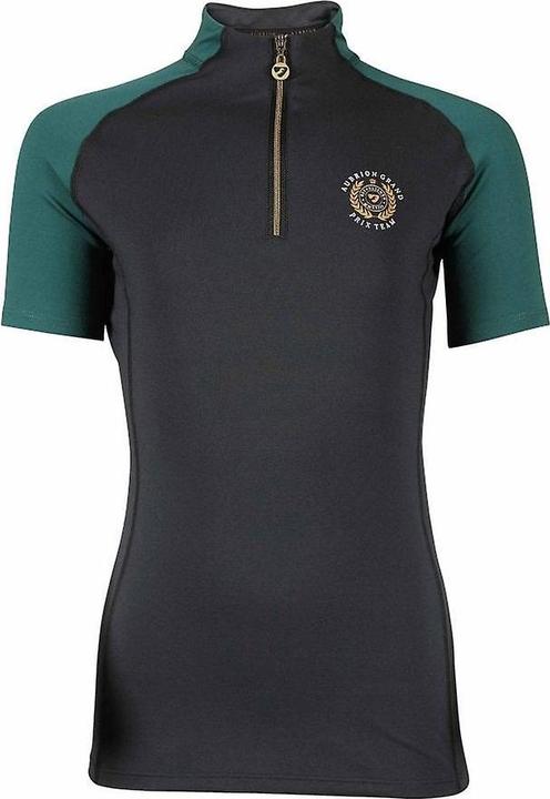 Produktbild Aubrion Team Base Layer Oberteil mit kurzem Reissverschluss Mädchen kurzärmlig (146, 152)