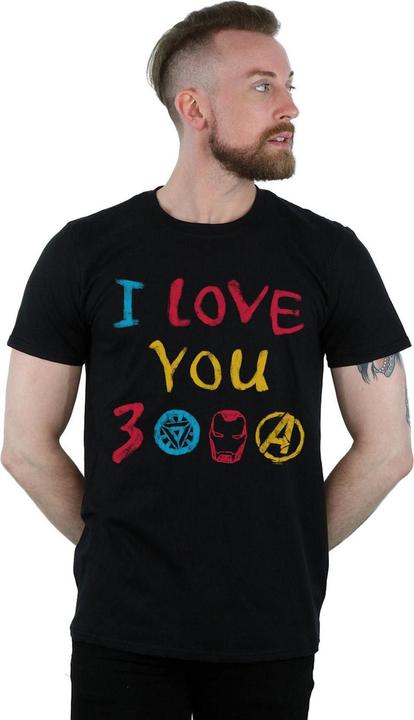Produktbild Avengers Endgame I Love You 3000 Crayons TShirt (XXL)