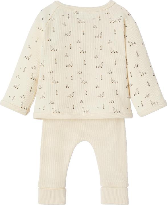 Immagine prodotto Vertbaudet Bio-Kollektion: Baby Geschenk-Set: Jacke, Hose, Mütze & Halstuch mit Gänsen (74)