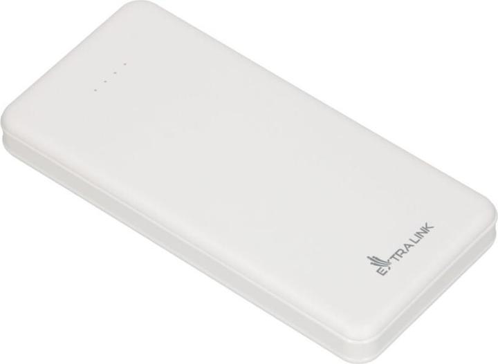 Image du produit Extralink EX.19577 power bank Lithium Polymer (LiPo) White (10000 mAh, 10 W, 37 Wh)