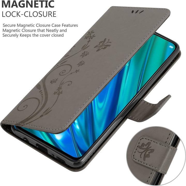 Actual product image Cadorabo Flower Book Case for Realme 5 PRO / Realme Q (Realm Q)