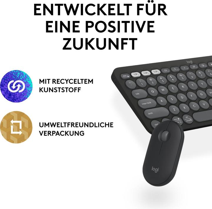 Productafbeelding Logitech Pebble 2 Combo (NL, Draadloze)