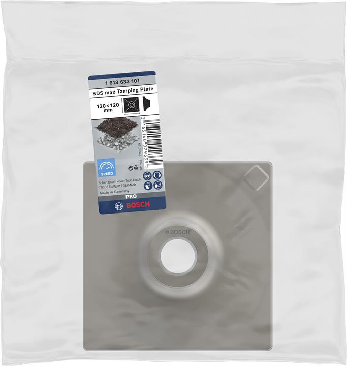 Actual product image Bosch Professional Zubehör PRO SDS max Tamping Plate, 120 x 120 mm