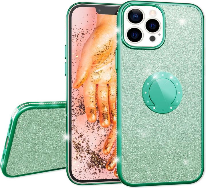 Produktbild Nalia Ring Glitzer Silikon Hülle (Apple iPhone 13 Pro)