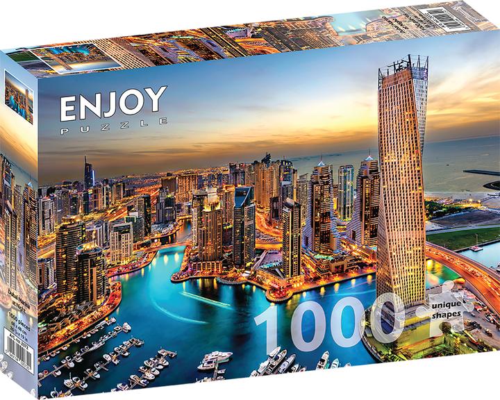 Actual product image Enjoy Puzzle ENJOY-2072 - Dubai Marina at Night, jigsaw puzzle, 1000 pieces (1000 pieces)