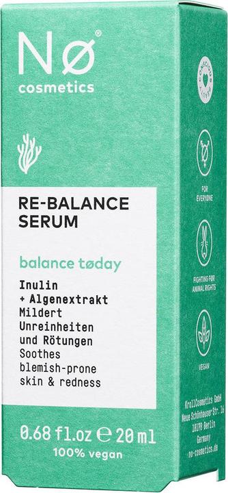 Actual product image Nø Cosmetics balance tøday Re-Balance Serum (20 ml)