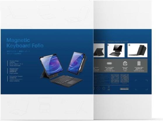 Actual product image Dux Ducis DK Series Keyboard Case (US, Galaxy Tab S9 Ultra, Galaxy Tab S10 Ultra, Galaxy Tab S8 Ultra)