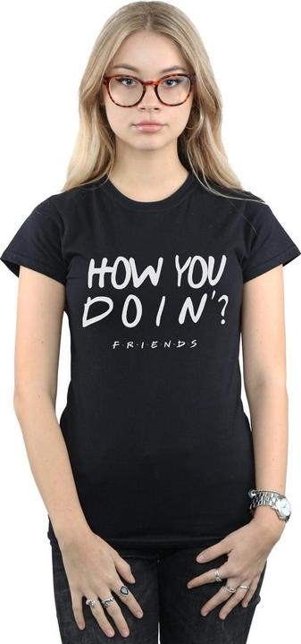 Actual product image Friends Womens/Ladies How You Doin? Cotton T-Shirt (L)