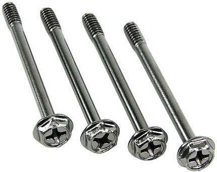 Phobya Screw UNC 6-32 x 40 cross (4xpcs) black nickel