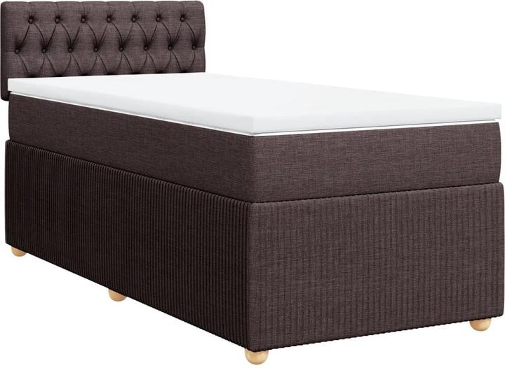 Image du produit VidaXL Bo x lit de saut avec matelas 90 x 190 cm Tissu (90 x 190 cm, 90 x 190 cm)