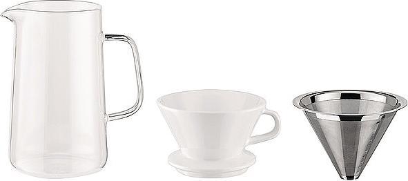 Actual product image Alessi Set moulin à café et pichet filtre SLOW COFFEE argentée